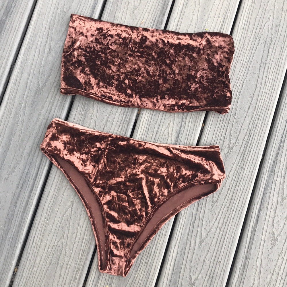 Velvet High Cut Bikini